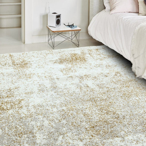 Dream DM10 Modern Plain Abstract Soft-Touch High-Density Cream/Gold/Grey/Beige Rug