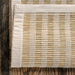 Dried Grass Fiber Area Rug in Ivory Color