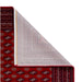 Dubai 62096 Traditional Super-Soft Patterned Border Red Rug