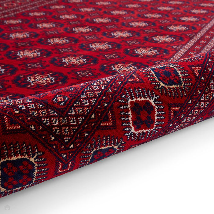 Dubai 62098 Traditional Super-Soft Patterned Red Rug