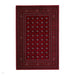 Dubai 62098 Traditional Super-Soft Patterned Red Rug