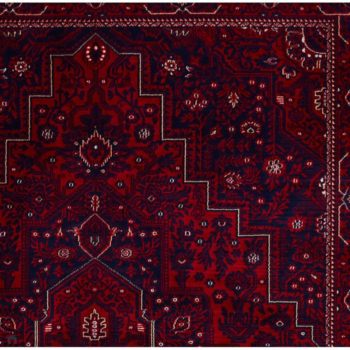 Dubai 62101 Traditional Super-Soft Red Rug