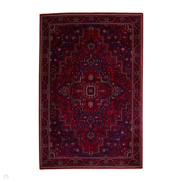 Dubai 62101 Traditional Super-Soft Red Rug