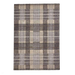 Elegant 4890 Modern High-Density Tartan Grey/Brown Rug