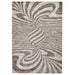 Elements Cycle Modern Abstrakt Distressed Wool Brown Rug