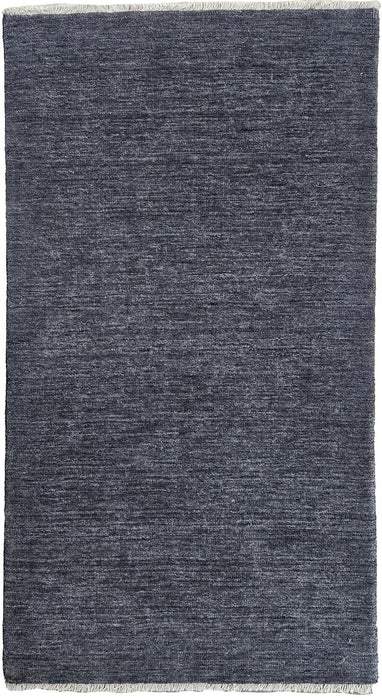 Elgin Charcoal Rug (With Fringe)