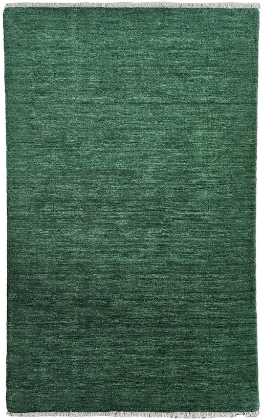 Elgin Green Rug (med frynser)