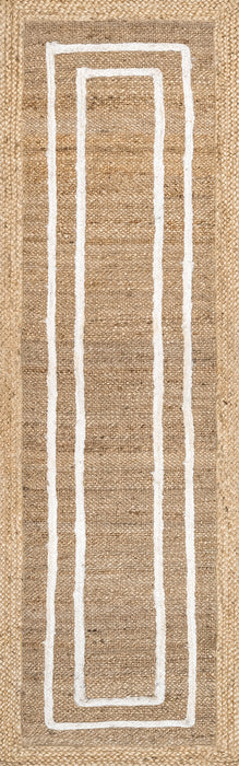 Elmore Jute Area Rug 152 Cm X 244 Cm Ivory