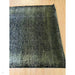 Elodie Modern Abstract Metallic Shimmer Bordered Overdyed Textured Soft-Touch Flatweave Sage Green/Black Rug