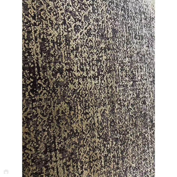 Elodie Modern Abstract Metallic Shimmer Bordered Overdyed Textured Soft-Touch Flatweave Sage Green/Black Rug