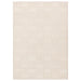 Empire Modern Geometric Grid Hand-Woven Textured Hi-Low Wool Cream/Neutral Rug