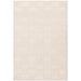 Empire Modern Geometric Grid Hand-Woven Textured Hi-Low Wool Cream/Neutral Rug