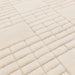 Empire Modern Geometric Grid Hand-Woven Textured Hi-Low Wool Cream/Neutral Rug