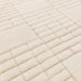 Empire Modern Geometric Grid Hand-Woven Textured Hi-Low Wool Cream/Neutral Rug