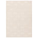 Empire Modern Geometric Grid Hand-Woven Textured Hi-Low Wool Cream/Neutral Rug