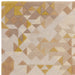 Enigma Modern Geometric 3D Hand-Carved High-Density Heavy-Weight Hi-Low Textured Soft Wool&Viscose Gold/Multicolour Rug