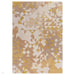 Enigma Modern Geometric 3D Hand-Carved High-Density Heavy-Weight Hi-Low Textured Soft Wool&Viscose Gold/Multicolour Rug