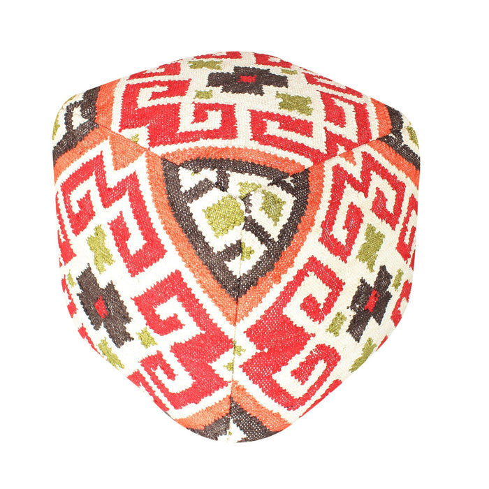 Ernest Hand Woven Cotton Pouf για διακόσμηση Home 