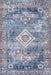 Tappeto azteco Evelyn 160x230 cm in blu