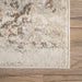 Tappeto floreale sbiadito 120x170 cm Beige