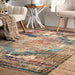 Faded Medallion Area Rug 150x240 cm Multicolor Design