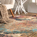 Faded Medallion Area Rug 150x240 cm Multicolor Design