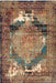 Faded Medallion Area Rug 150x240 cm Multicolor Design