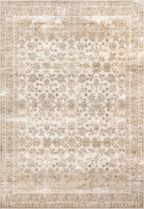 Tappeto lavabile da giardino sbiadito 140x200 cm Beige