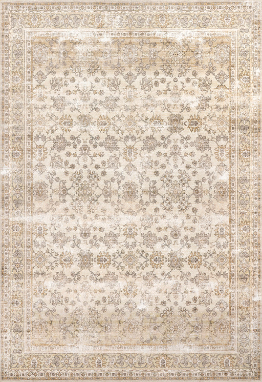 Tappeto lavabile da giardino sbiadito 140x200 cm Beige