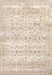 Tappeto lavabile da giardino sbiadito 140x200 cm Beige