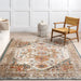 Fading Medallion Area Rug 160x230 cm Beige