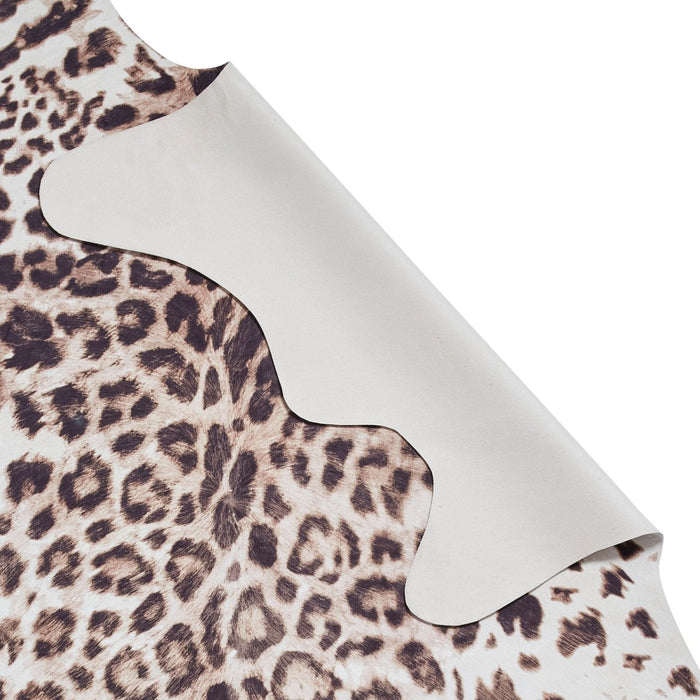 Faux Hide Leopard Print Rug