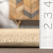 Faux Seagrass Rug For Indoor And Outdoor Use Tan 152x244 cm