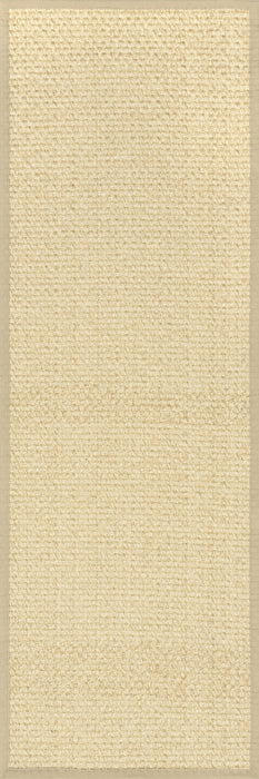 Faux Seagrass Rug For Indoor And Outdoor Use Tan 152x244 cm