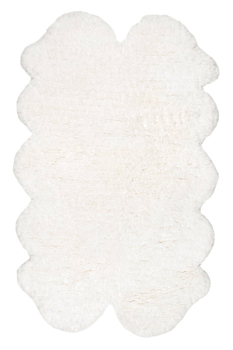 Faux Sheepskin Area Rug 60x80 cm Natural Design