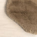 Tappeto lavabile in peluche in finta pelle di pecora 75x140 cm Cammello