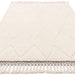 Fes FE05 Moroccan Berber Soft Plush Hand-Carved Boho Cream/White Rug