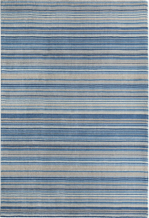 Fine Stripes Blue / Beige matto