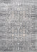 Tappeto floreale 160x230 cm design grigio