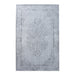 Floral Cotton Chenille Area Rug for Living Room Decor