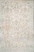 Tappeto dal design floreale 120 cm x 180 cm Beige