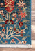 Floral Design Area Rug in Blue 120x180 cm