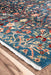 Floral Design Area Rug in Blue 120x180 cm