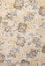 Tappeto floreale lavabile in lavatrice 160x230 cm Beige