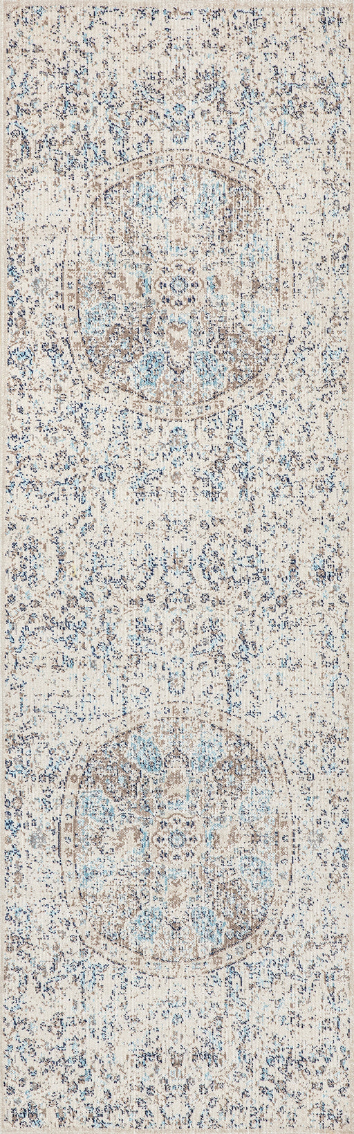 Tappeto floreale Mandala 160x230 cm Beige