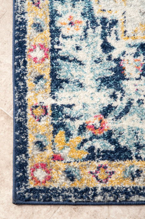 Floral Medallion Area Rug 160cm for Home Decor