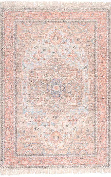 Floral Medallion Area matto 160x230cm monivärinen muotoilu