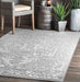 Floral Medallion Area Rug For Indoor Outdoor Use Grey 120x180cm