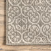 Floral Pattern Area Rug 120x180 cm Grey