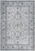 Floral Pattern Area Rug 120x180 cm Grey